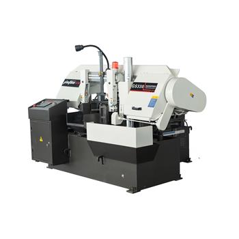 GS330數控帶鋸床的金屬鋸切水平